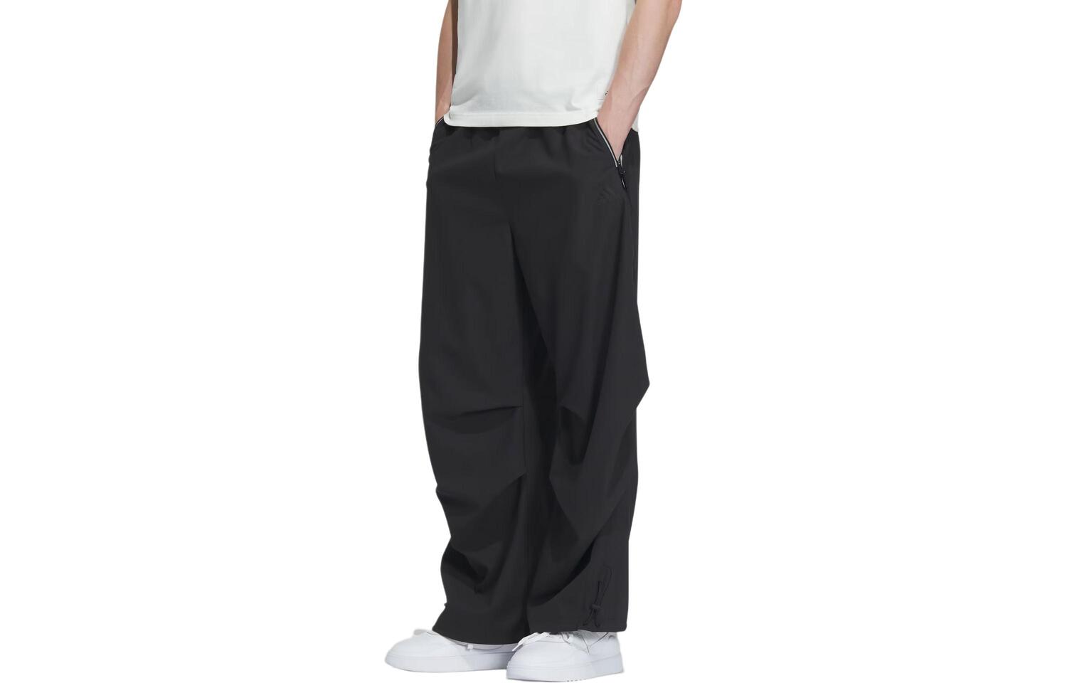 

Adidas Мужские трикотажные спортивные штаны, Черный