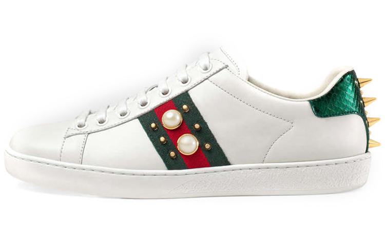 

Кроссовки GUCCI Ace Skateboard Shoes Women's Low-Top White