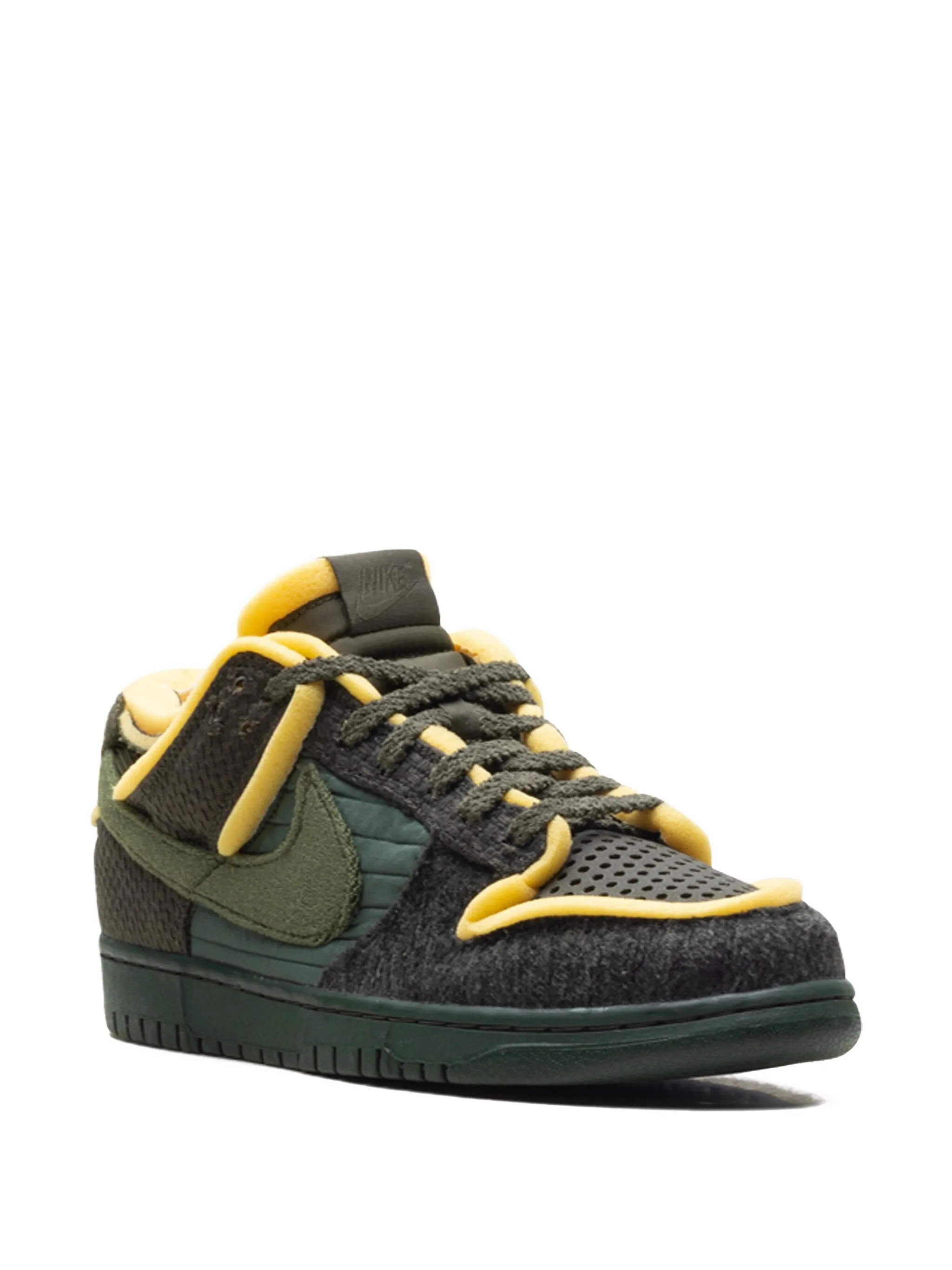 Кроссовки Dunk Low Nike, зеленый — фото 4