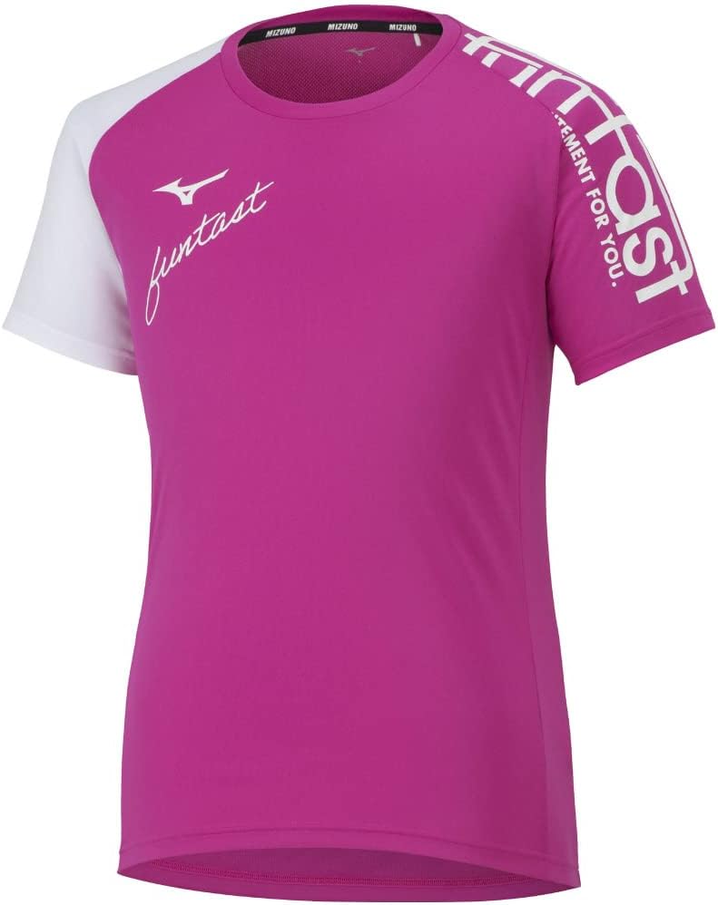 

Волейбольная тренировочная футболка Mizuno FUNTAST, с коротким рукавом, влагоотводящая, быстросохнущая, V2MAA101