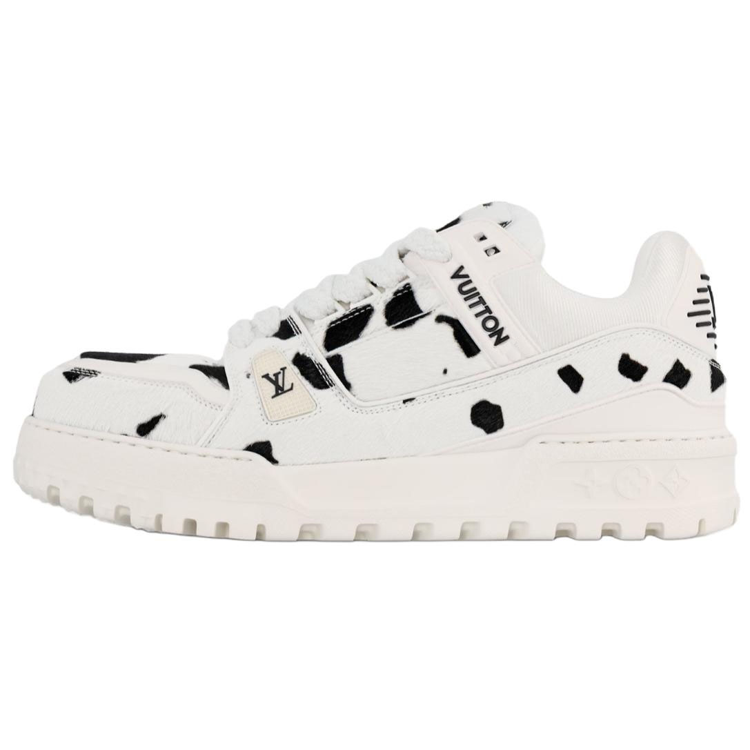 

LOUIS VUITTON Кроссовки Trainer Maxi 2025, мужская коллекция, повседневные низкие туфли, цвет черный, белый