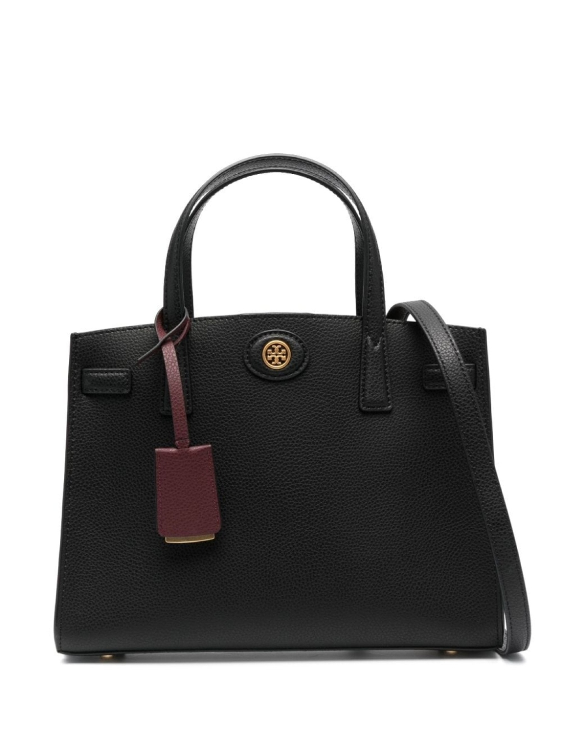 

Tory Burch сумка-тоут с нашивкой-логотипом, черный