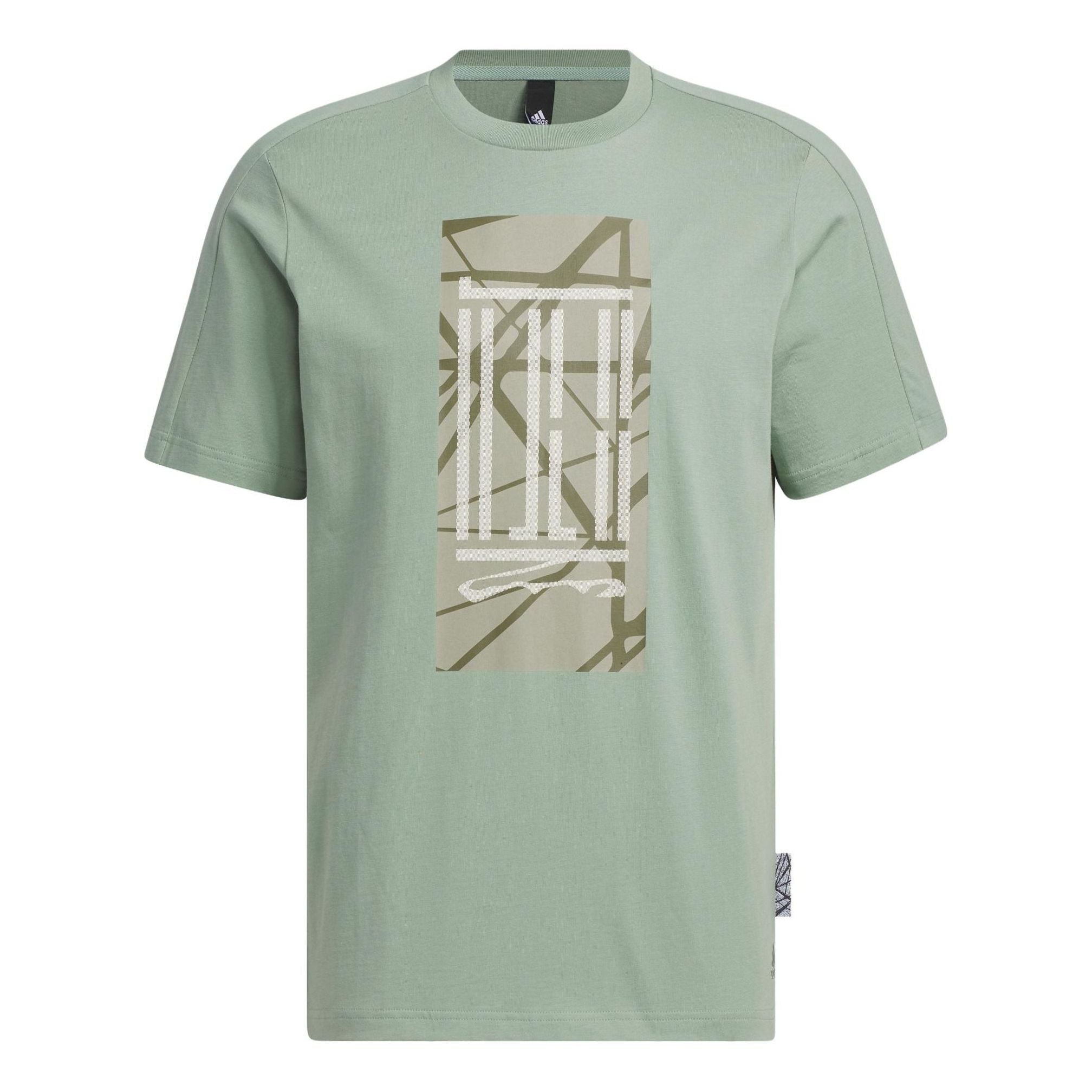 

Футболка adidas Wuji Sportswear T-shirts 'Olive Green' IA8148, оливково-зеленый