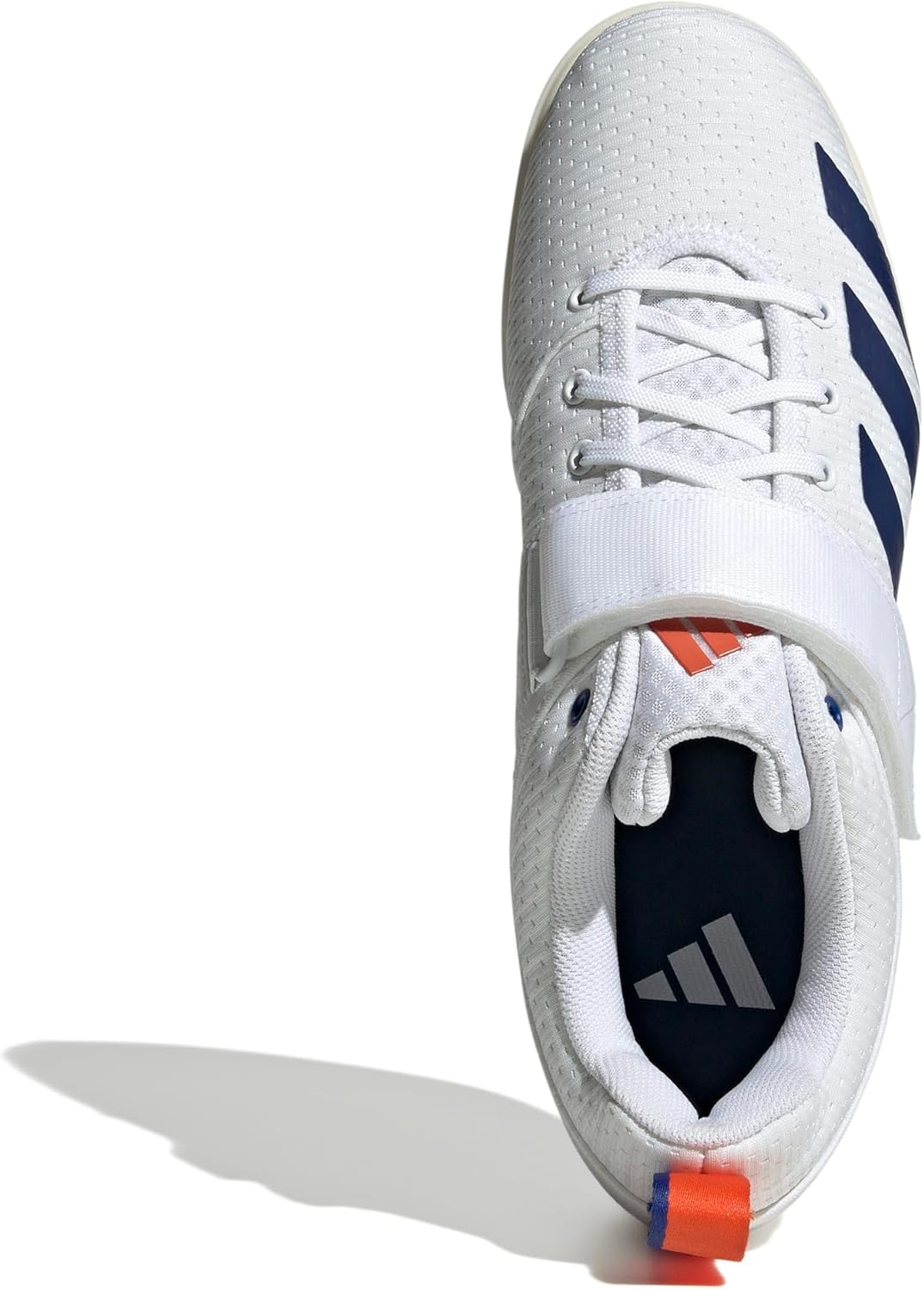 Кроссовки для тяжелой атлетики Adidas Powerlift 5 для мужчин и женщин, белый/синий/синий/темно-синий — фото 3
