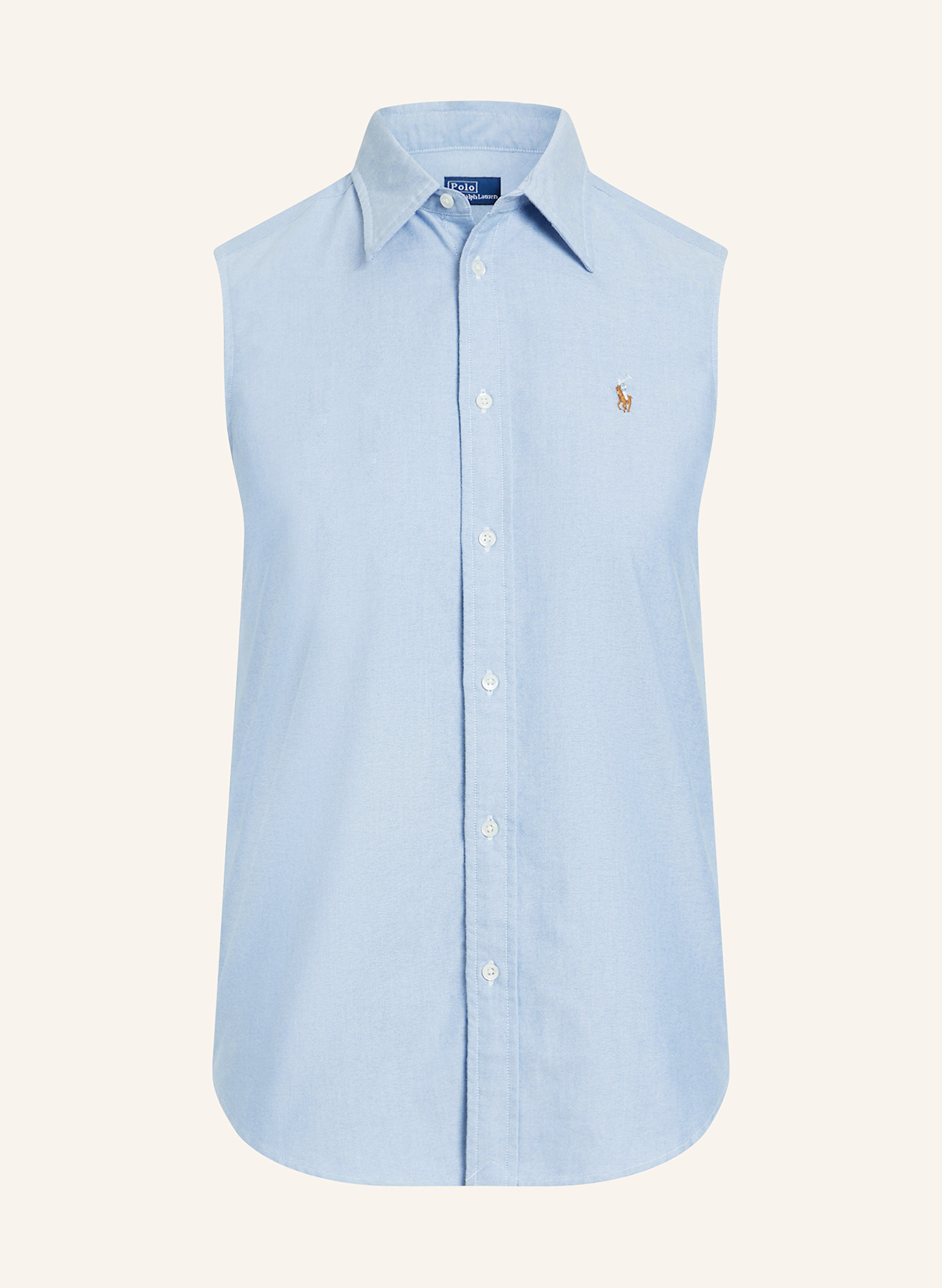 

Блузка сверху Polo Ralph Lauren, голубой