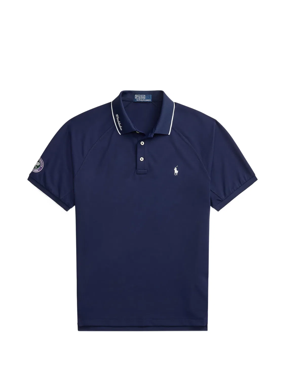 Рубашка-поло в полоску синяя Polo Ralph Lauren, синий