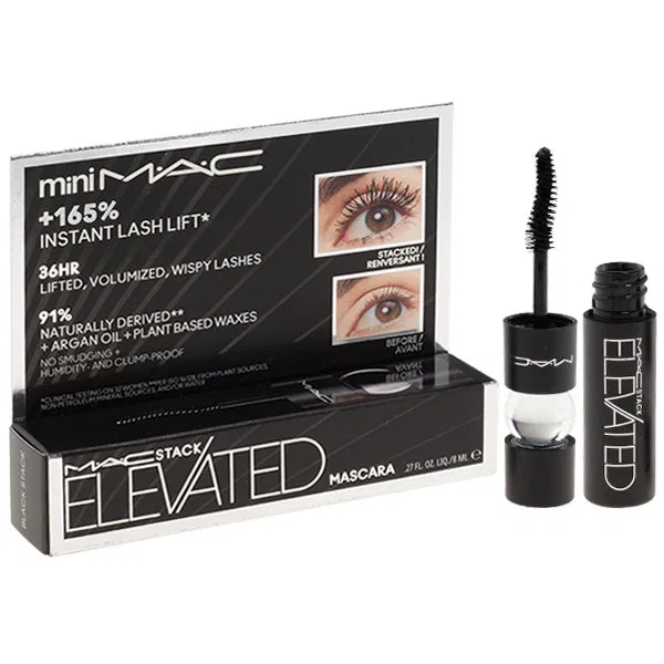 Тушь для ресниц подкручивающая MAC Mini Macstack Elevated Mascara 8Ml, Black
