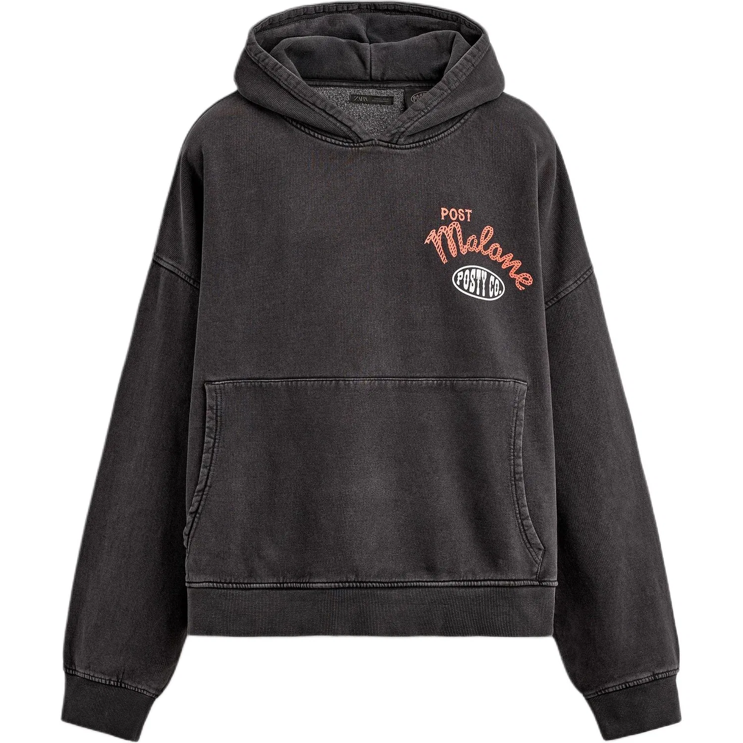 Детский худи с капюшоном Black ZARA