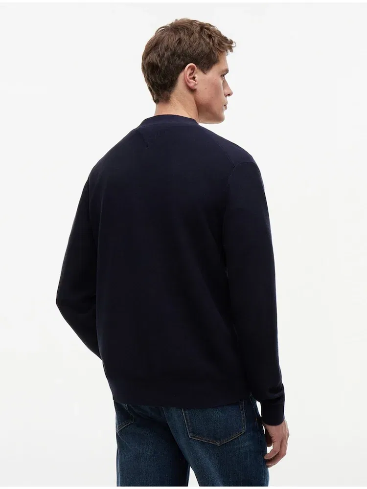 Кардиган из хлопка Structured TOMMY HILFIGER, Navy — фото 3