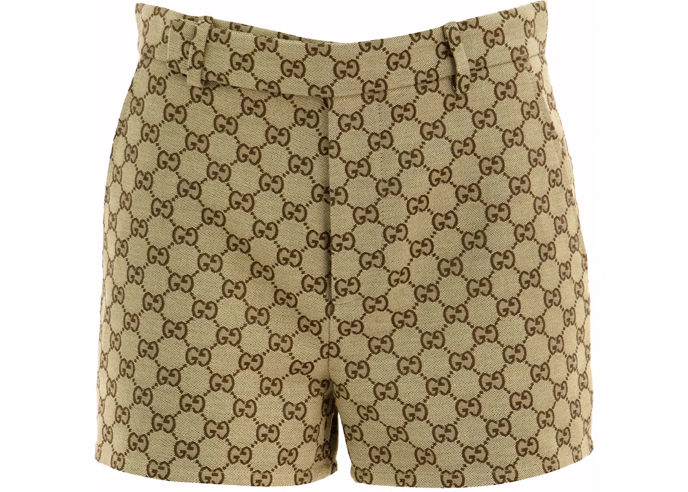 Женские шорты с принтом Gucci Shorts, Beige And Ebony