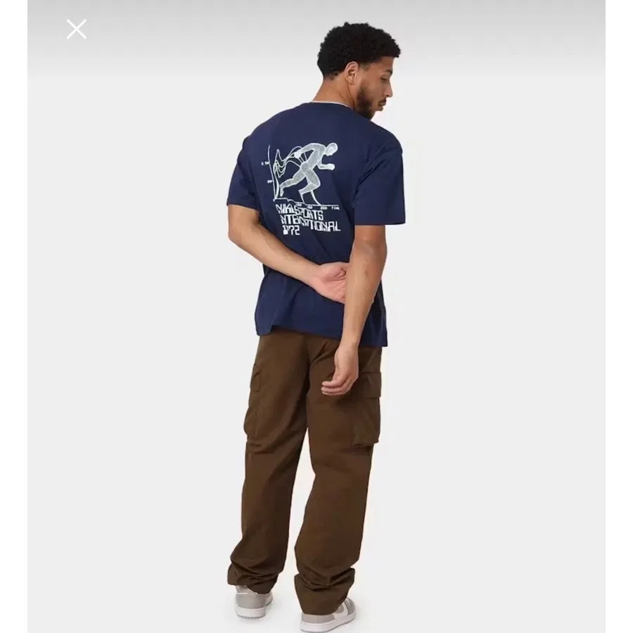 Футболка с коротким рукавом с графическим принтом Nike Sportswear Circa Graphic Tee Navy, Темно-синий — фото 3