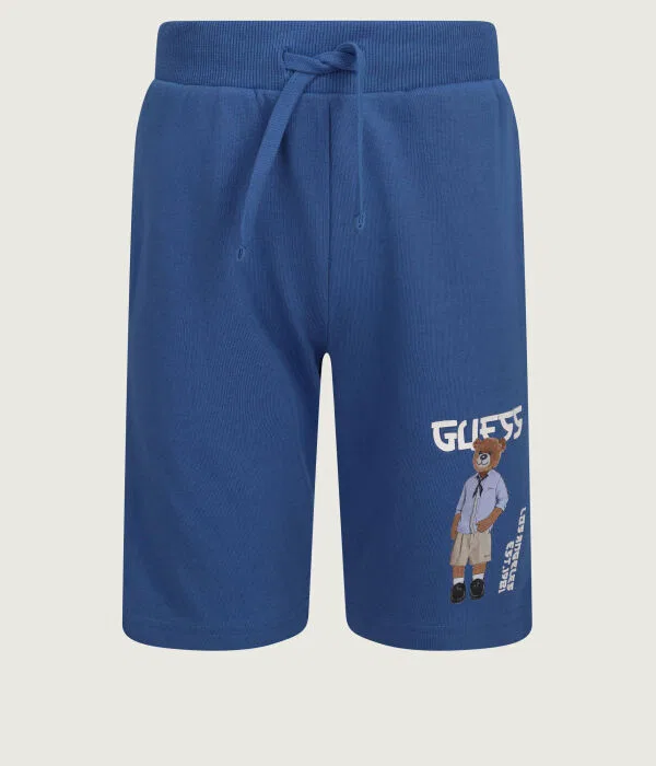 Детские шорты для мальчиков хлопковые Regular Fit Guess, синий