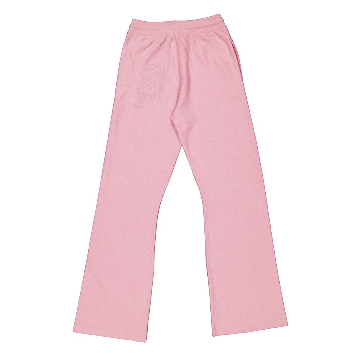 Брюки женские вязаные расклешенные Ribbed-Knit Flared Trousers Versace, Pink — фото 4