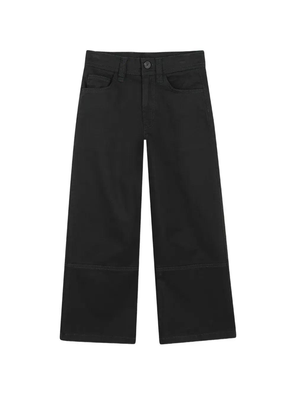 Широкие брюки с логотипом Zadig & Voltaire Kids, черный