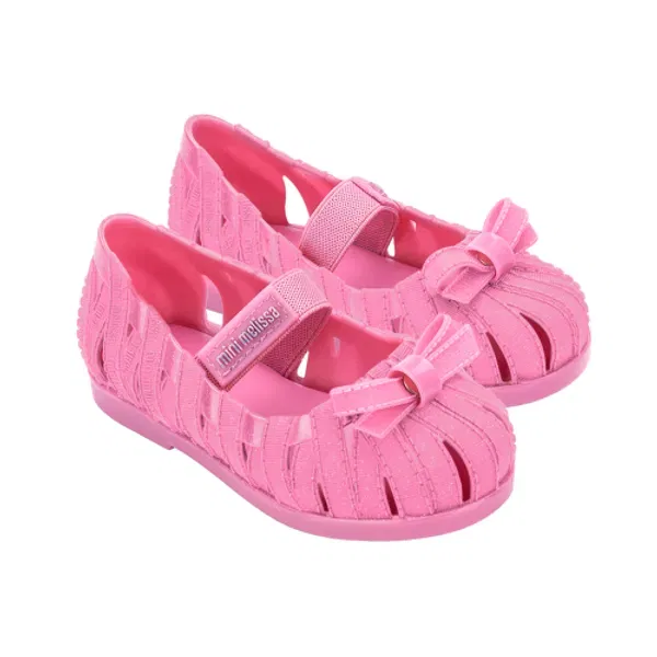 Сандалии балетки, Melissa Minmelissa, розовый