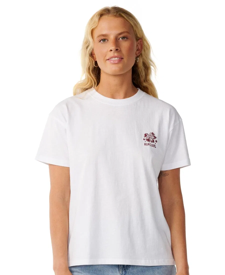 Футболка с принтом Surf Puff Party Pack Rip Curl, White