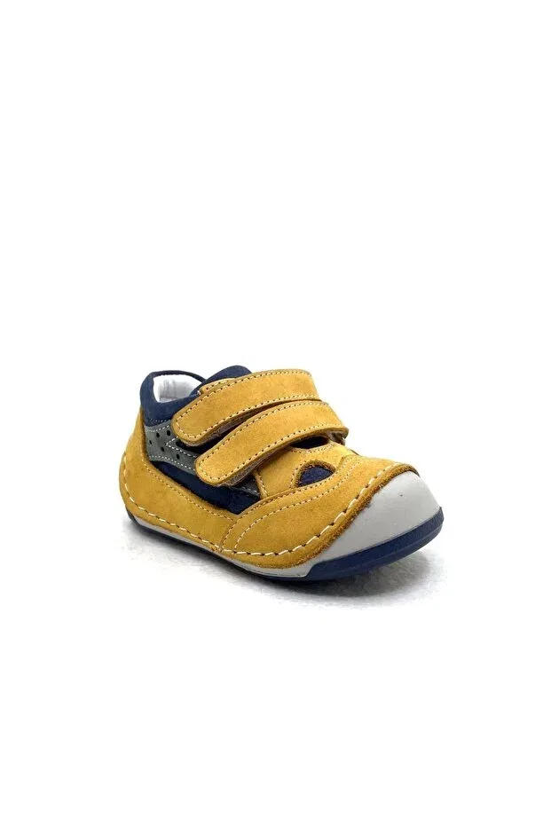 Детские туфли для мальчиков с ортопедической стелькой Elma Şekeri, Yellow — фото 2