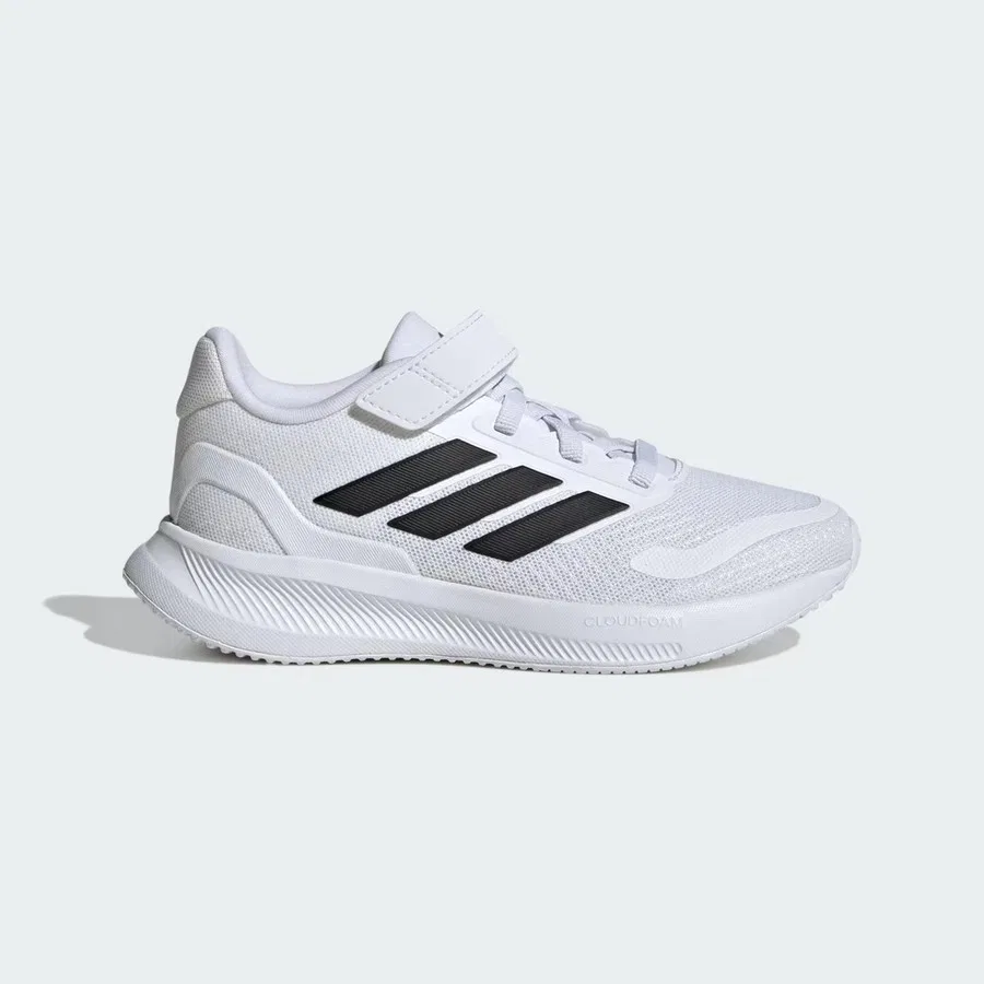 Детские спортивные кроссовки с липучкой Runfalcon 5 adidas, Белый