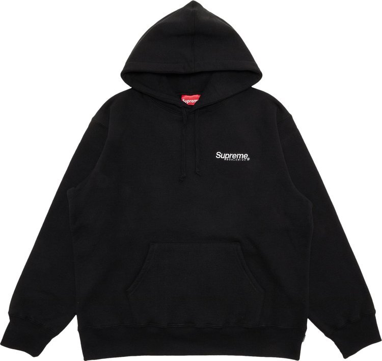 

Толстовка Supreme Worldwide Hooded Sweatshirt 'Black', черный