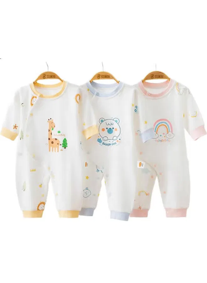 Боди-комбинезон из хлопка с принтом медвежонок Babyprints, синий — фото 3