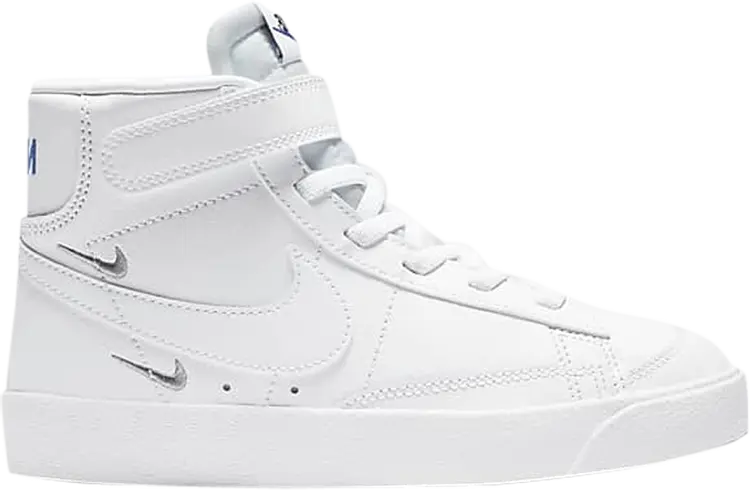 

Кроссовки Nike Blazer Mid '77 SE PS 'Sisterhood - White Metallic Silver', белый