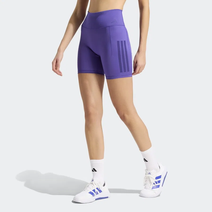 Спортивные шорты-скинни ADIDAS PERFORMANCE 'Opt' фиолетового и темно-фиолетового цвета — фото 3