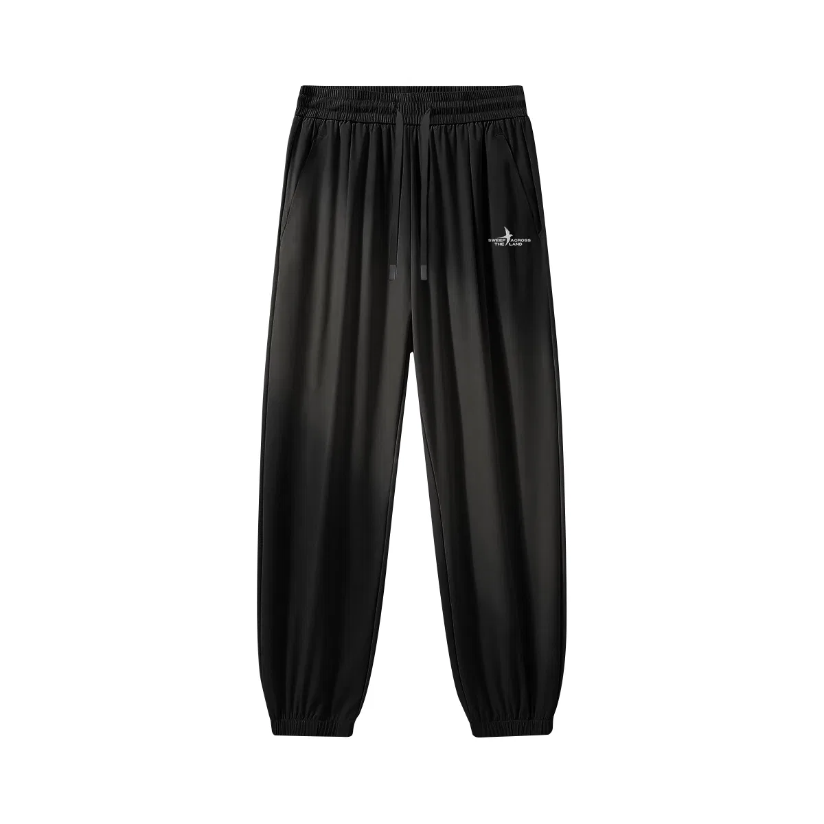Детские повседневные брюки с манжетами Metallic Gray (Whirlwind White Dove Pants Logo), MINISO — фото 3
