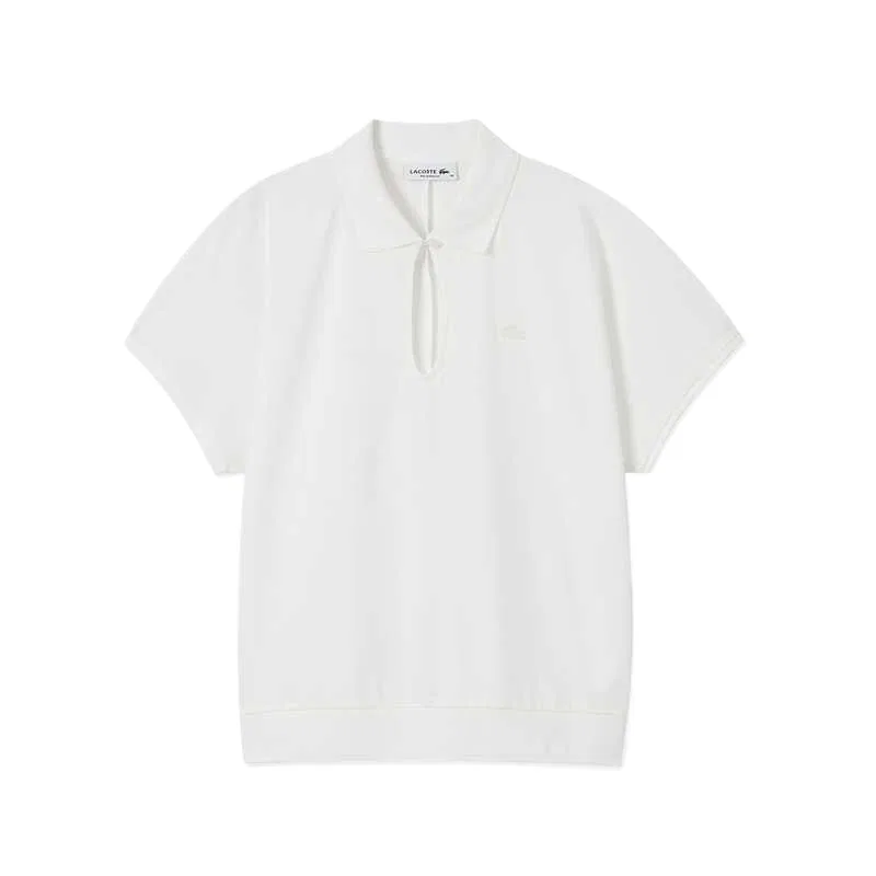 Поло Lacoste Ecru, свободного кроя