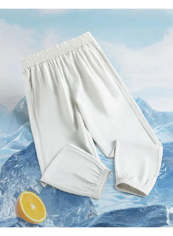 Брюки тонкие с эластичными манжетами для мальчиков Jeanswest, светло-серый