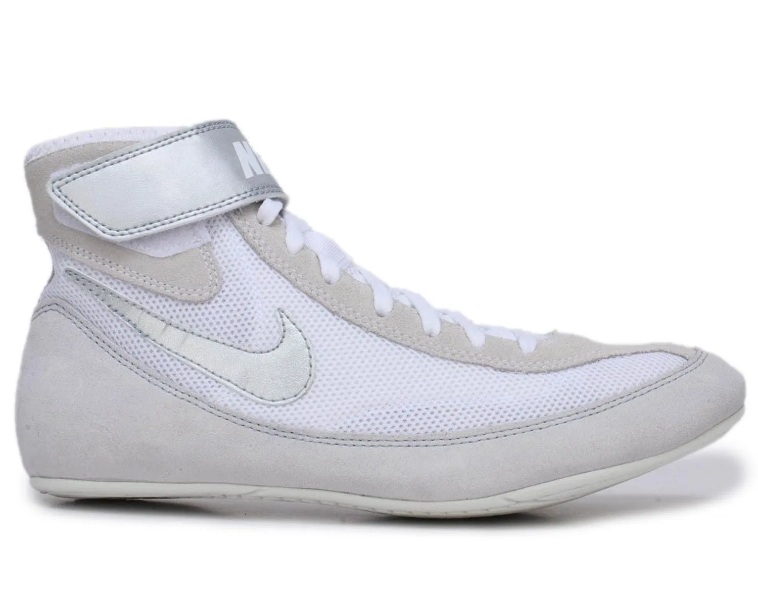 Детские кроссовки для мальчиков с принтом NIKE Air Jordan 2 Retro Bg, White Silver — фото 2