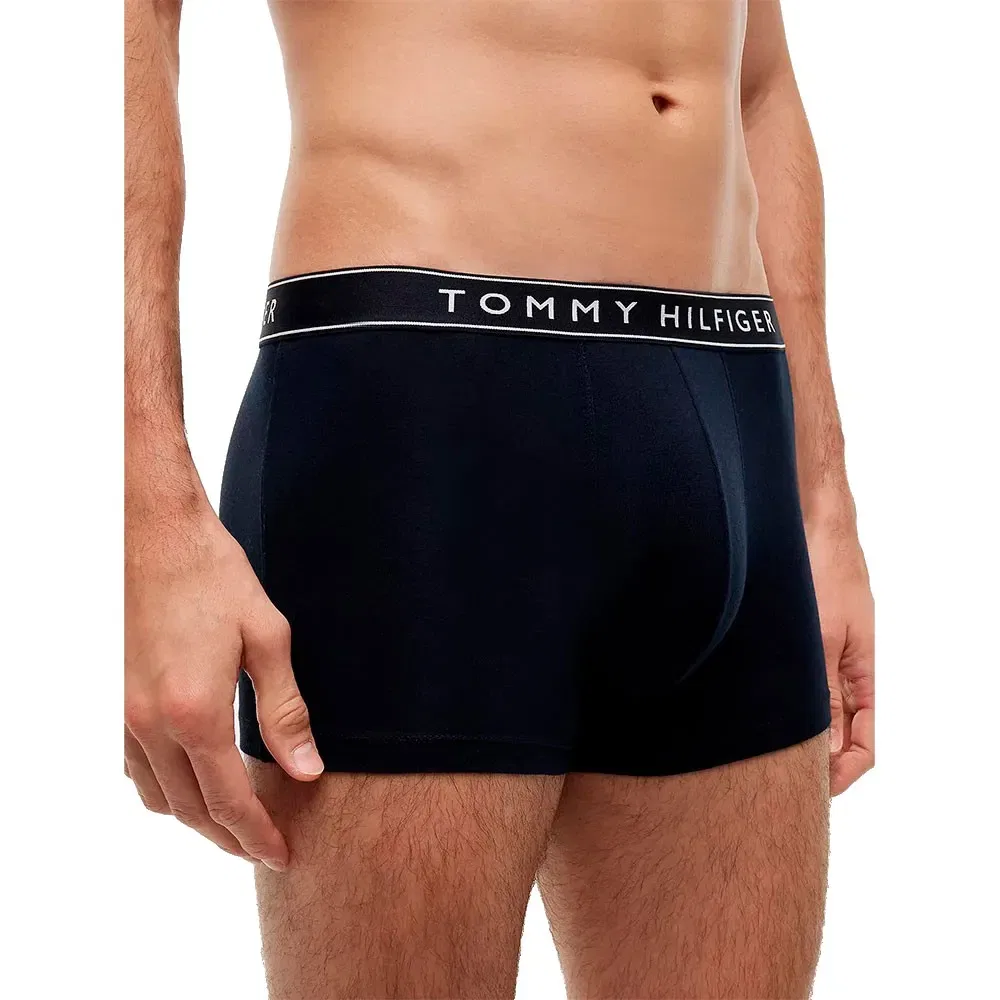 Мужские трусы-боксеры хлопковые Tommy hilfiger, Blue — фото 4