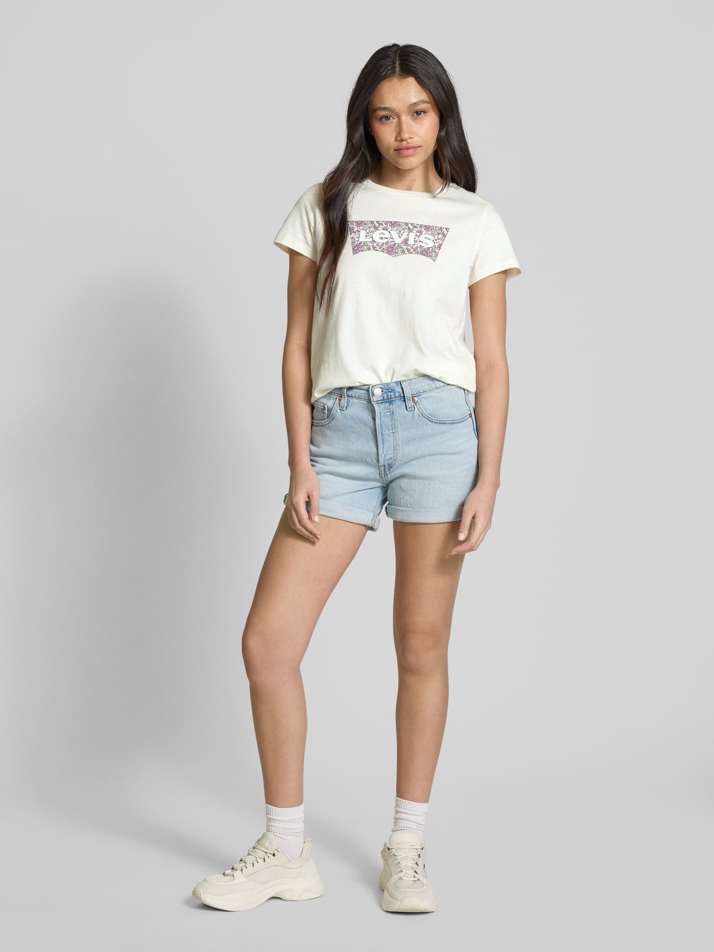

Футболка с круглым вырезом, модель «ANANDA» Levi's, бежевый