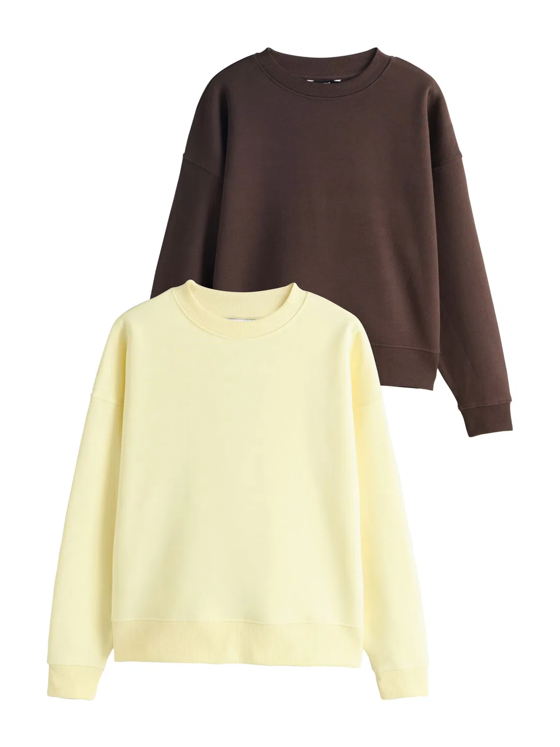 Толстовка 'Essentials' Next, Chocolate/Pastel Yellow