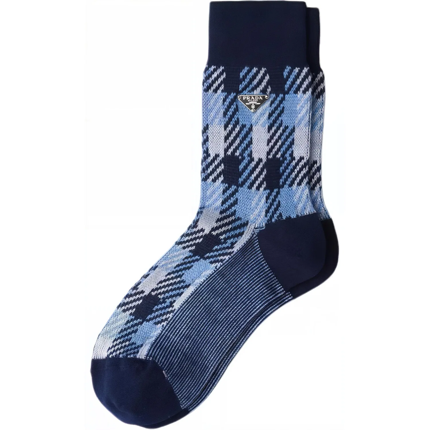 Женские носки хлопковые Prada, Marine Blue