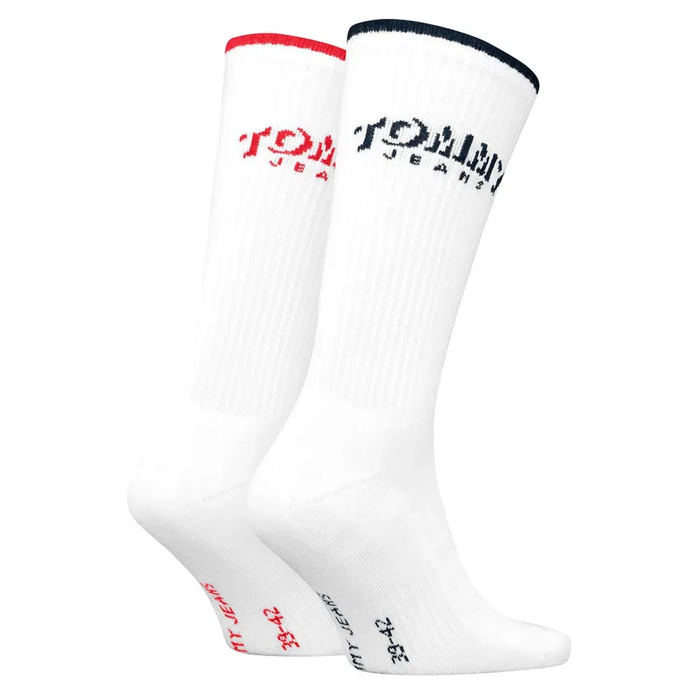 Женские носки с махровой стелькой Tommy hilfiger, White — фото 2