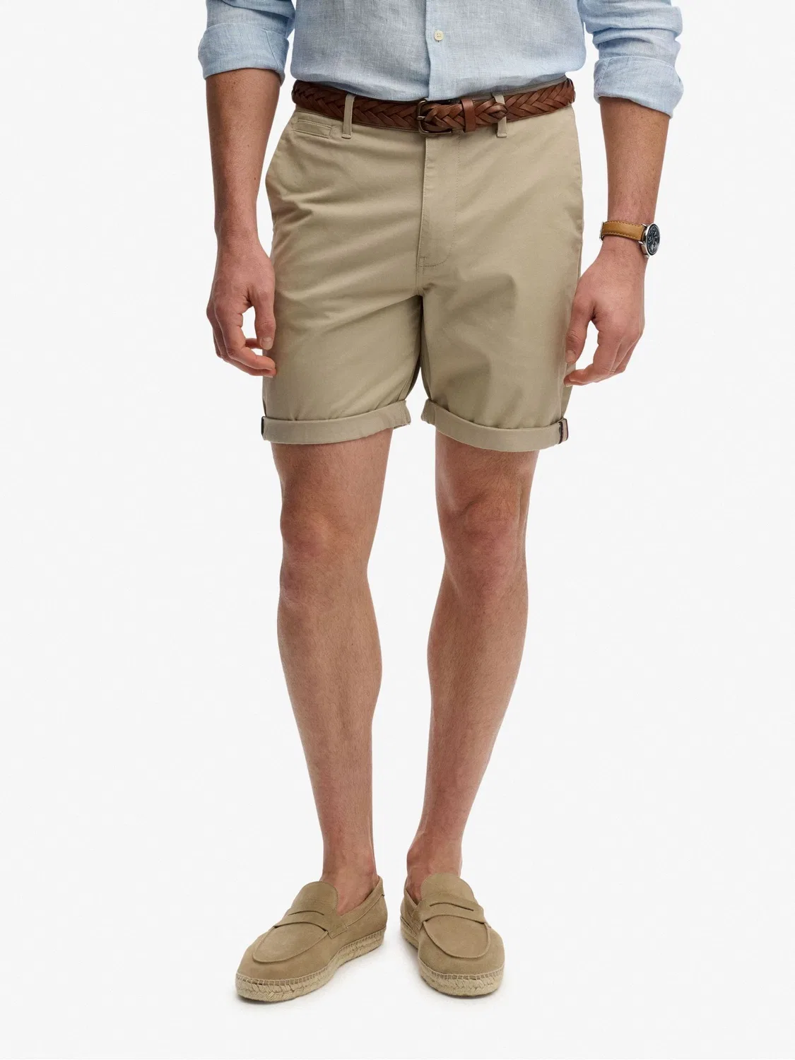 Чиносы Superdry Premium Regular, песчаный камень