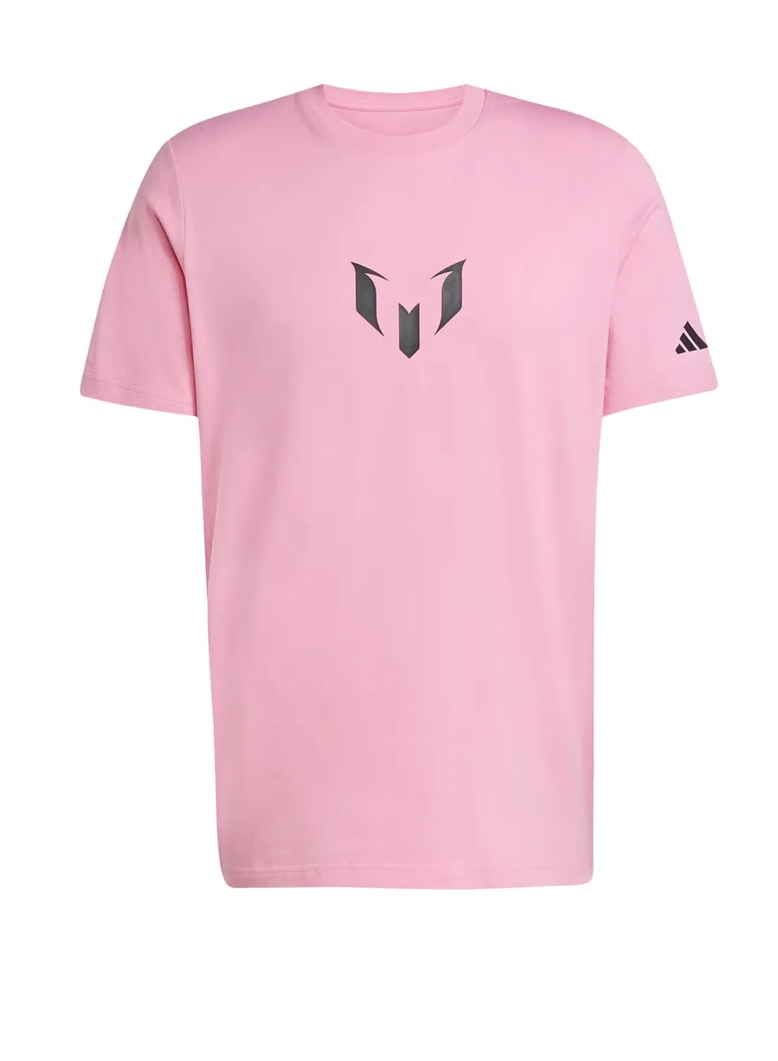 Футболка с коротким рукавом с принтом Messi Adidas, розовый — фото 4