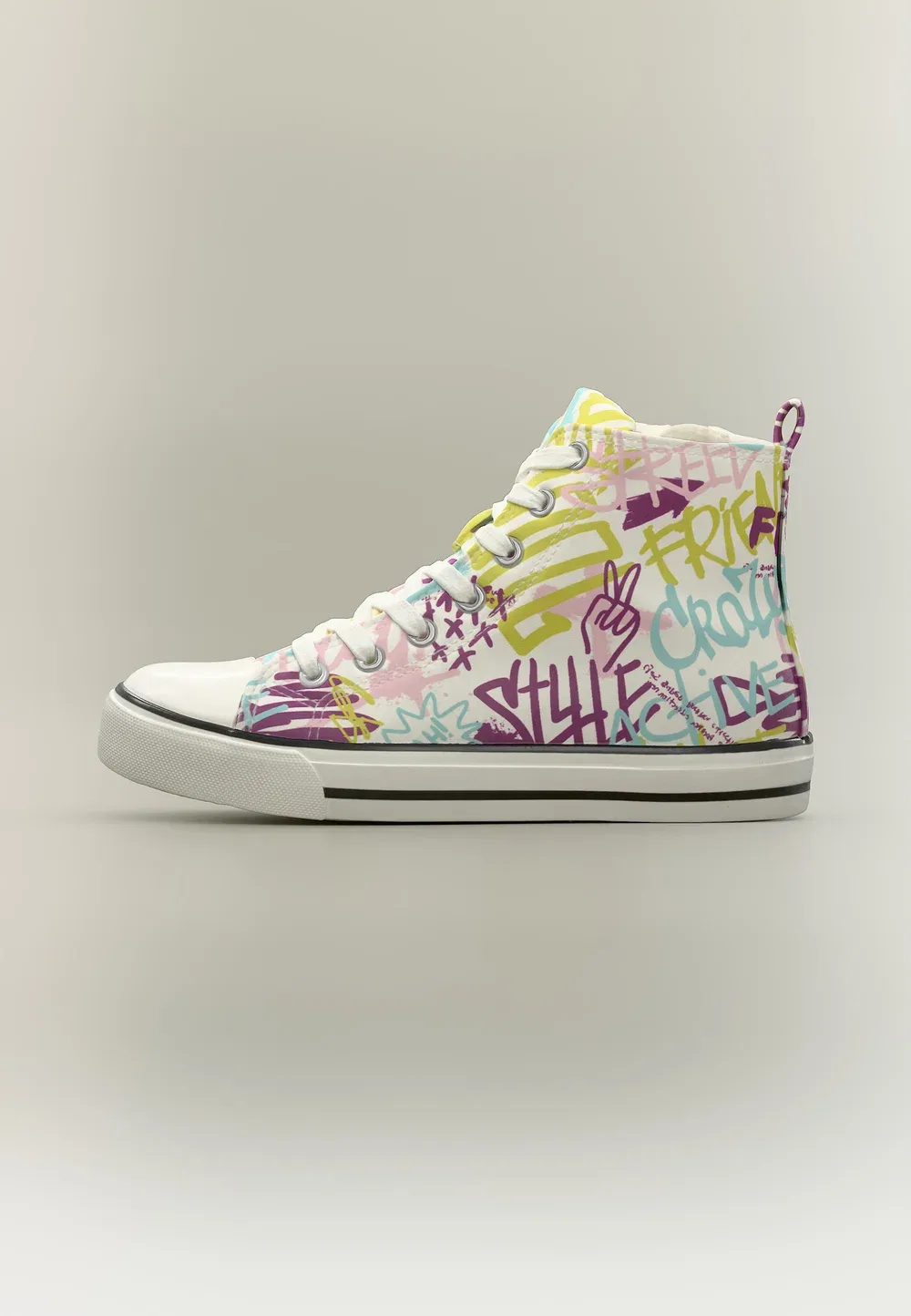 Унисекс - высокие кроссовки Yourturn Kids, White