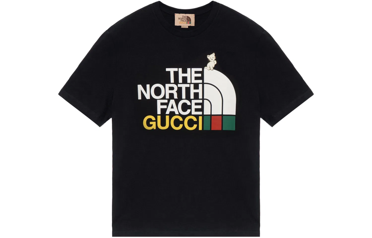 Женская футболка с принтом X The North Face Black GUCCI