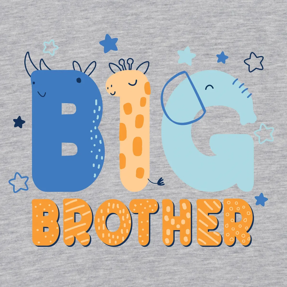 Детская футболка Big Brother Harry Bear, Grey — фото 2