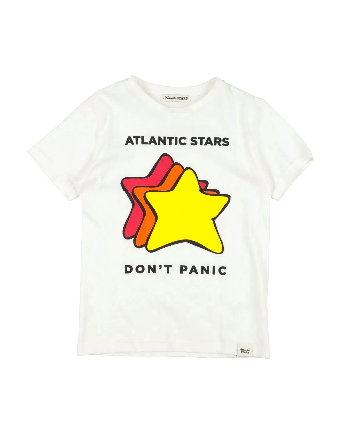 Детская футболка с принтом Atlantic Stars, белый