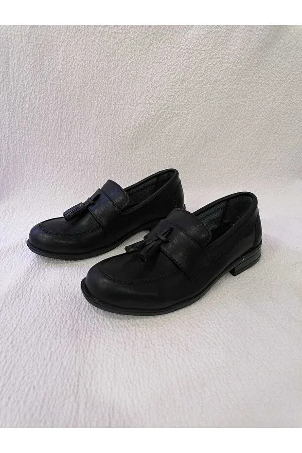 Детские туфли для мальчиков с ортопедической подошвой Glam Özgür Kids, Black