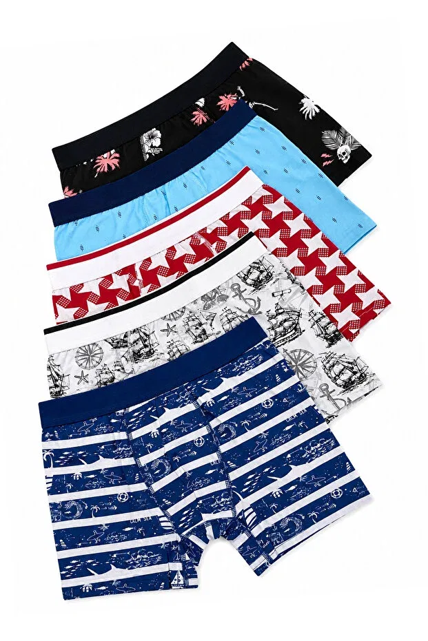 Детские боксеры для мальчиков с принтом 5 шт Özkan Underwear, Patterned 1
