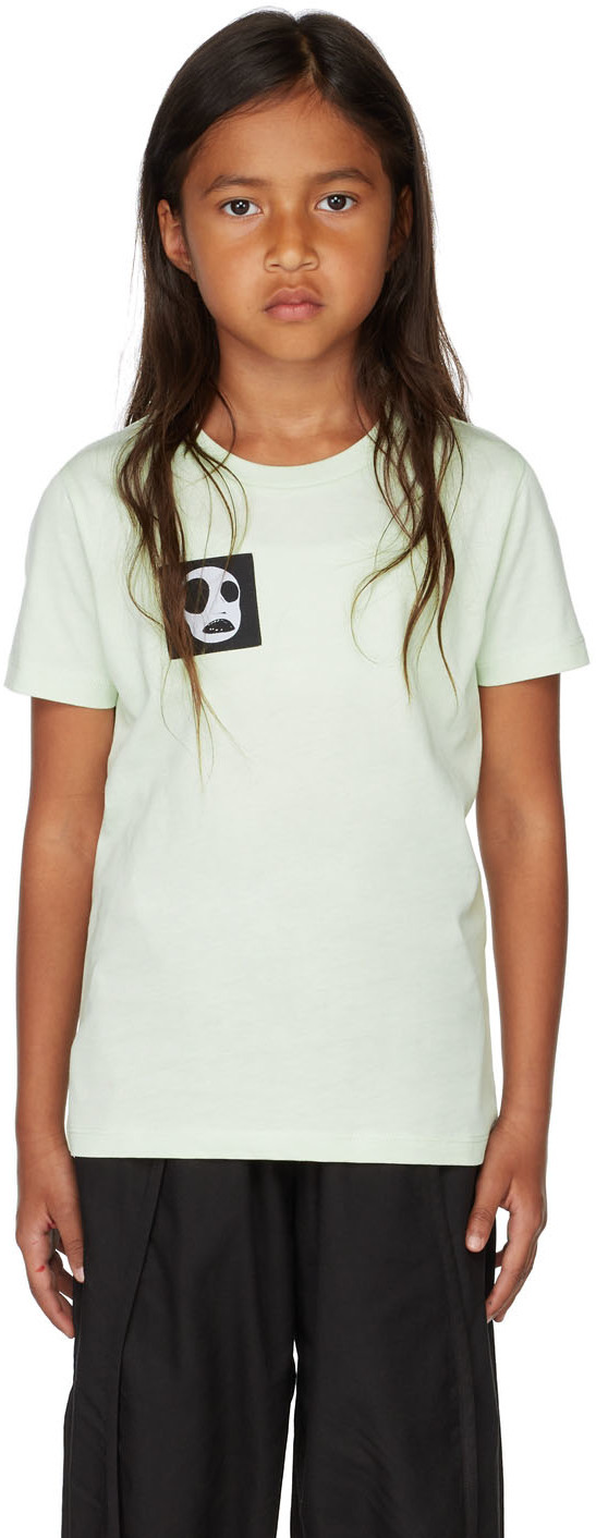 

SSENSE Exclusive Kids Green Mini Carbon Футболка STRATEAS CARLUCCI