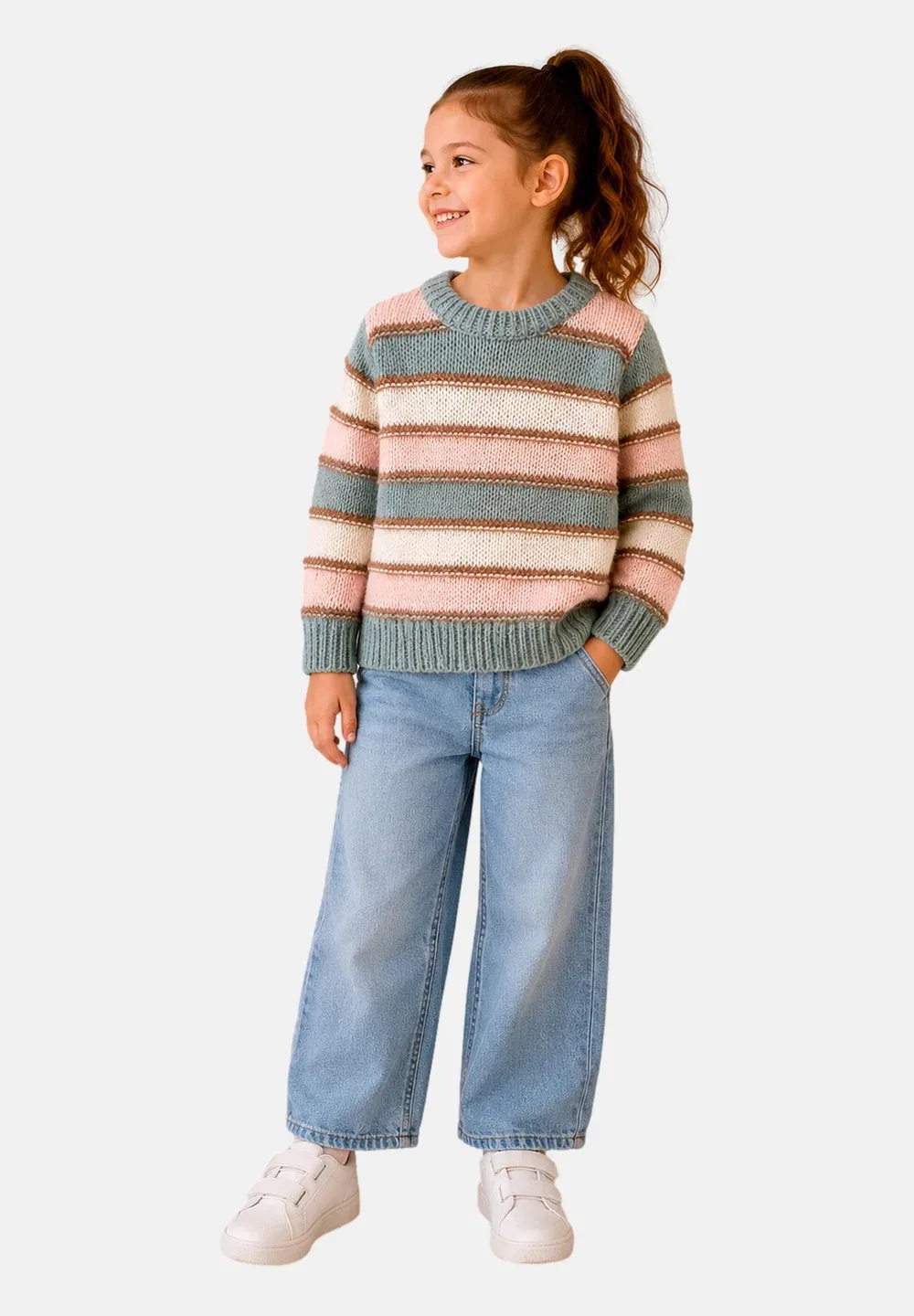 Strickpullover пуловер lernort - джемпер Name It, Grün