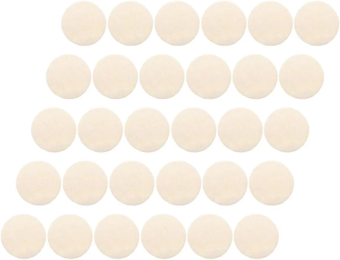 Люфа для тела и лица 30 шт, OFFIGAM, 5,5x5,5 см, Beige