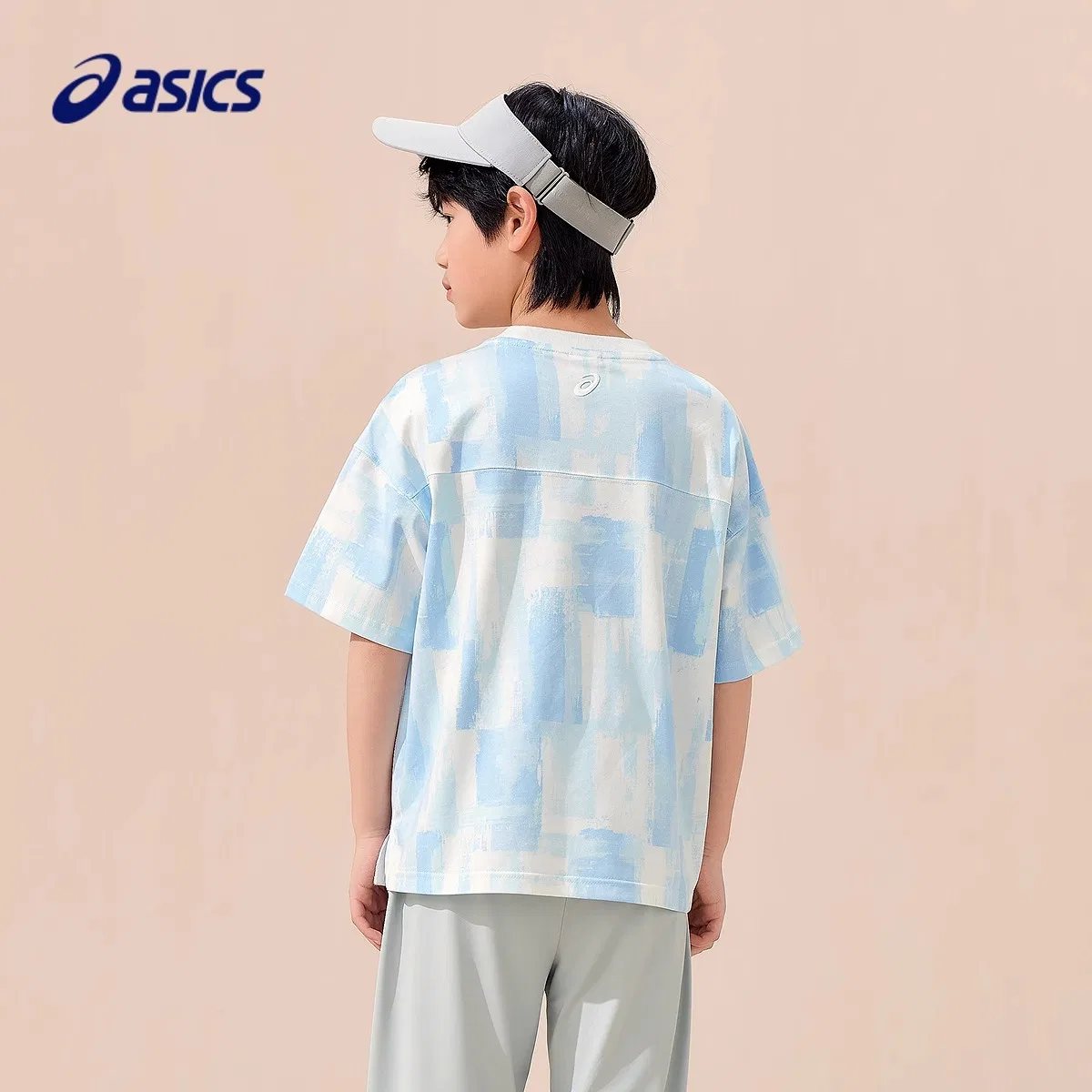Детская футболка с принтом Urban Trendy ASICS, Blue Floral Color — фото 3
