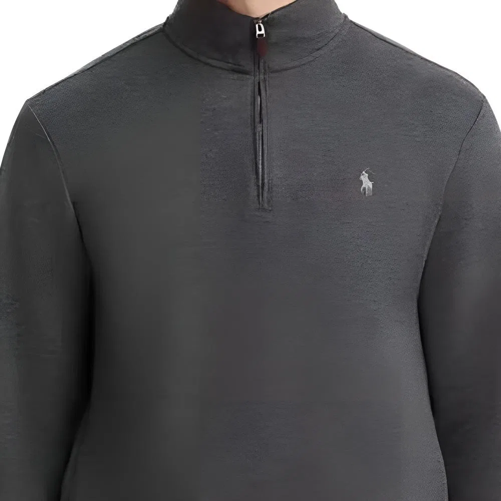 Мужской свитшот с круглым вырезом Polo Ralph Lauren, Heather Gray — фото 4