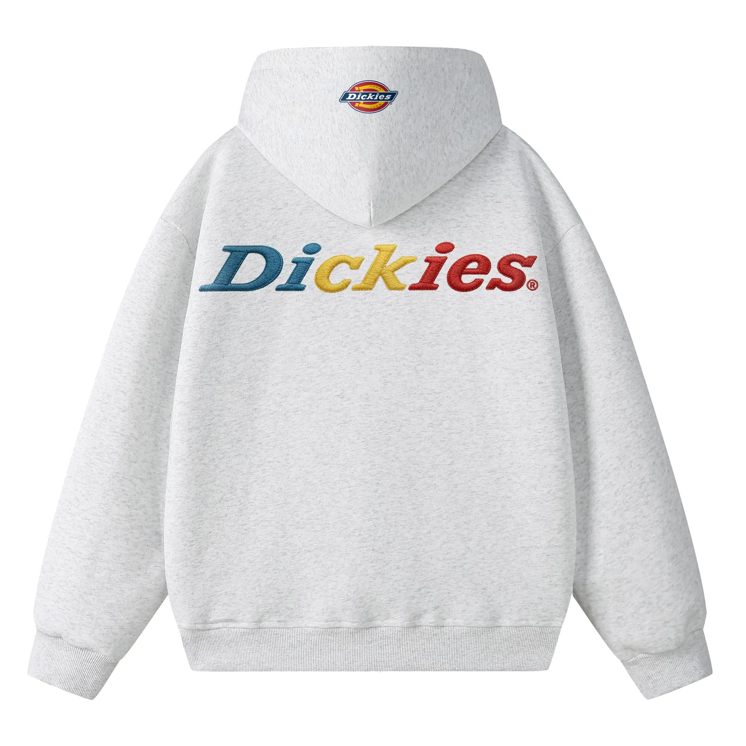Детский свитшот с капюшоном Heather Gray/Blue Plaid[Embroidered] Dickies, Heather Gray/Blue Plaid