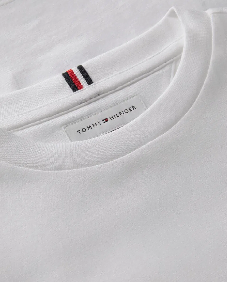 Детская футболка с коротким рукавом, Tommy Hilfiger, белый — фото 3